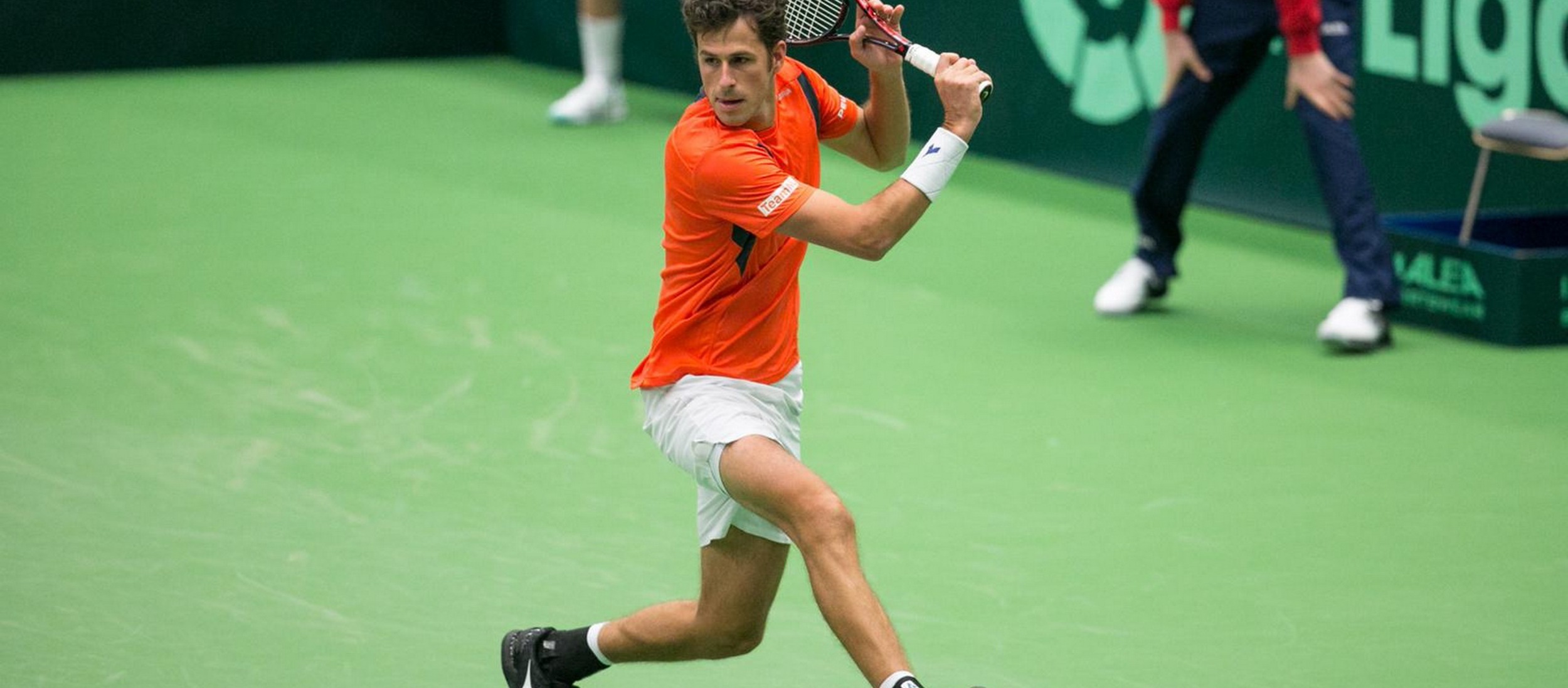 Davis Cup - Robin Haase backhand